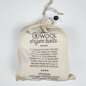 Trader Joe's Natural Cream Wool Dryer Balls (Set of 4)